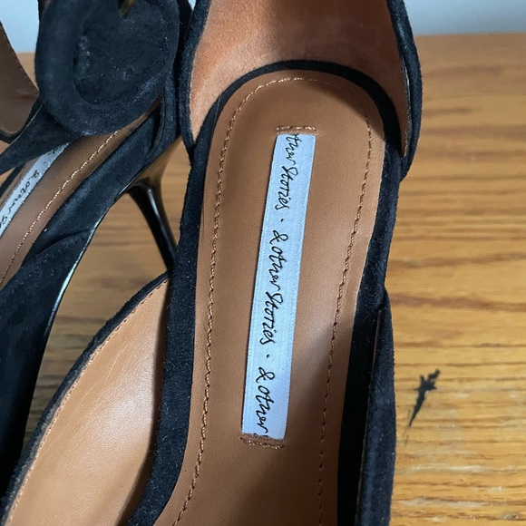 & Other Stories Curved Ankle Strap Pumps Size EU 36 - Picture 7 of 7